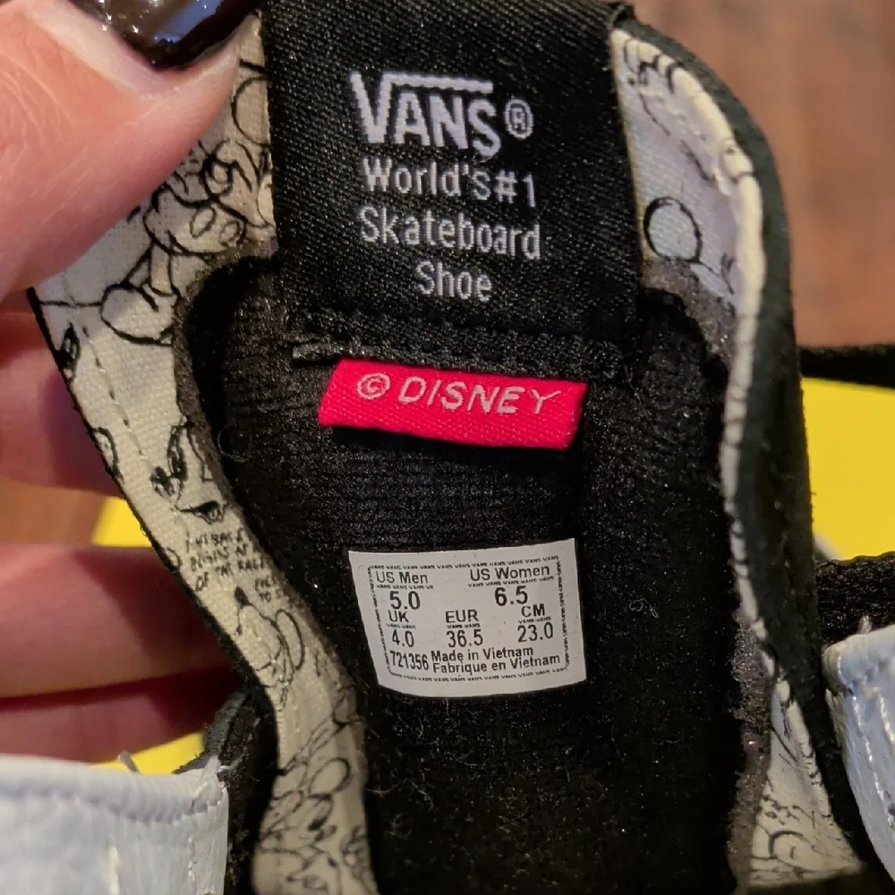 Vans Disney High-Top Sneakers - Black and Gray - Picture 5 of 5